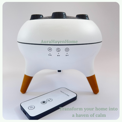 AuraHavenHome™ Aroma Diffuser with Colorful Gradient